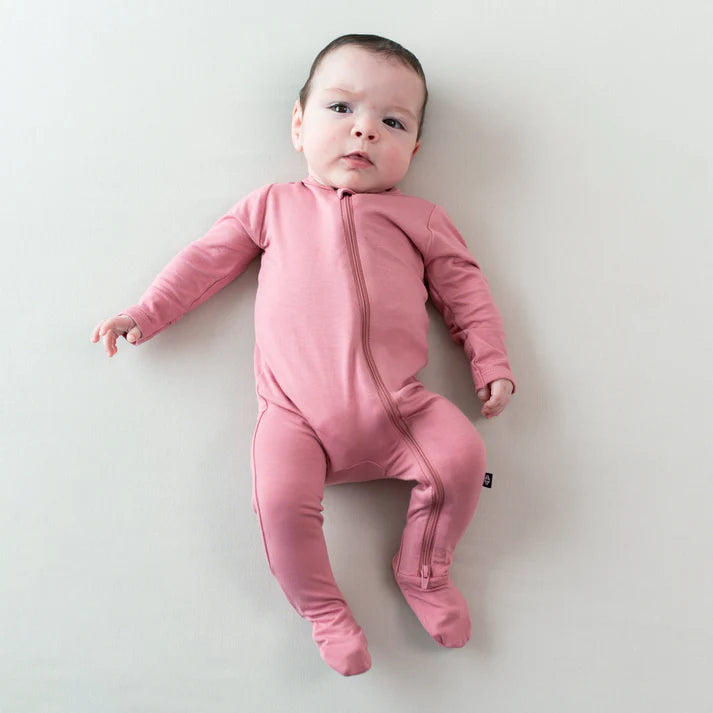 Kyte Baby Apple Blossom Zippered Footie Pajama