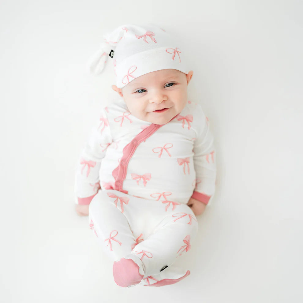Pyjama à fermeture éclair rose poudré 