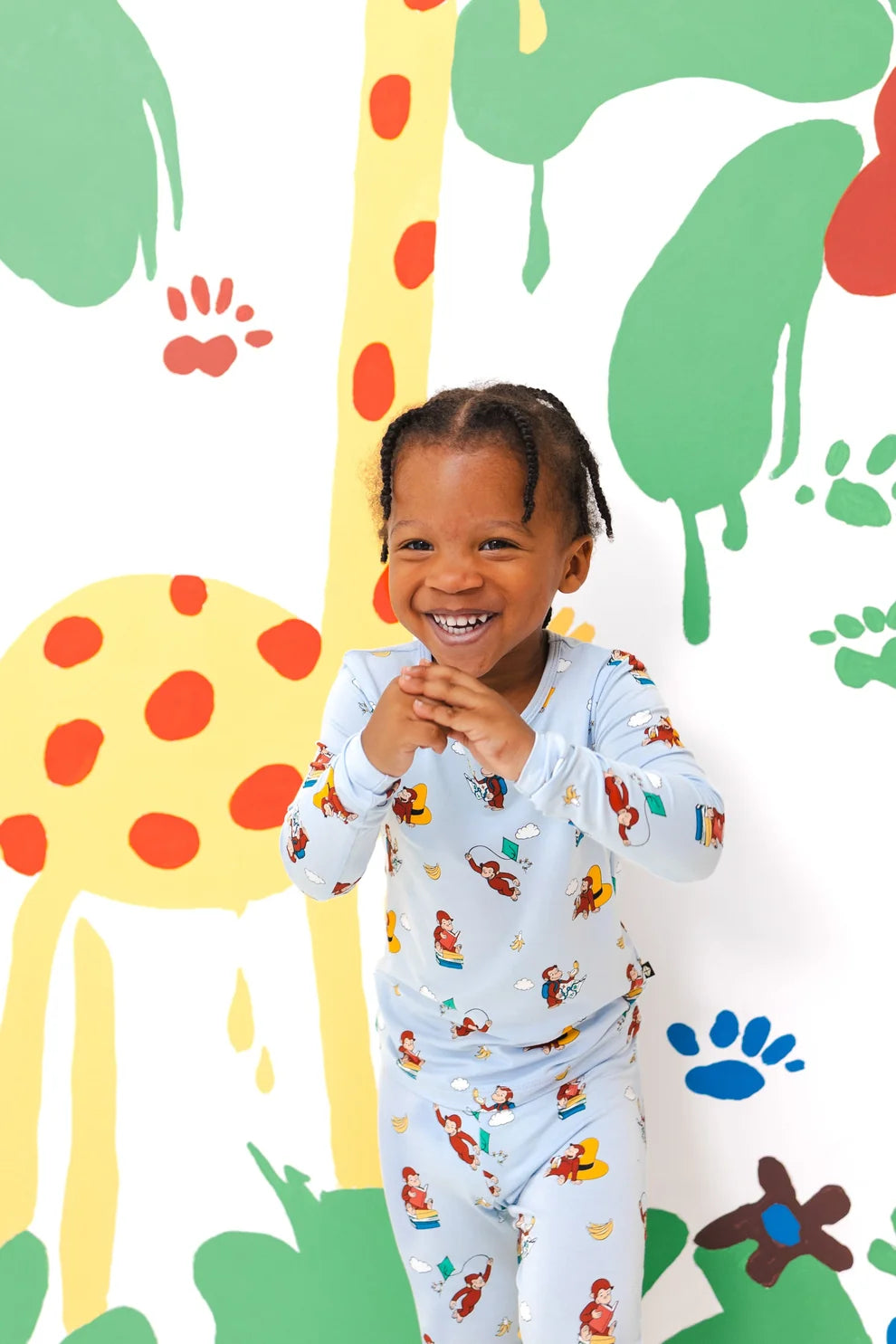 Kyte Baby x Curious George Pyjamas