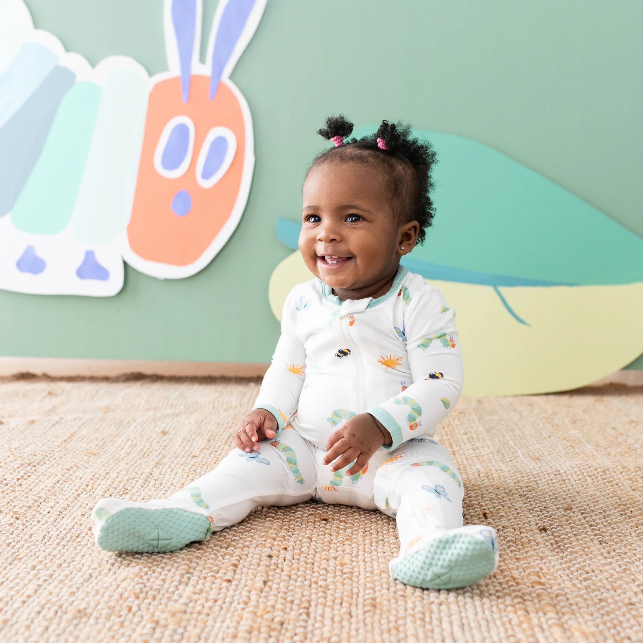Hungry Caterpillar Zippered Footie Pajama