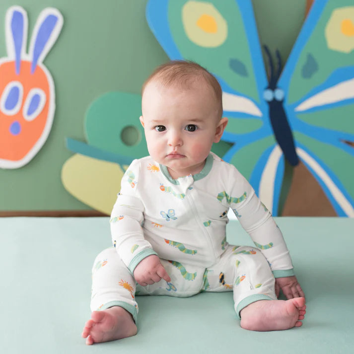 Kyte Baby x Eric Carle Hungry Caterpillar Zippered Romper
