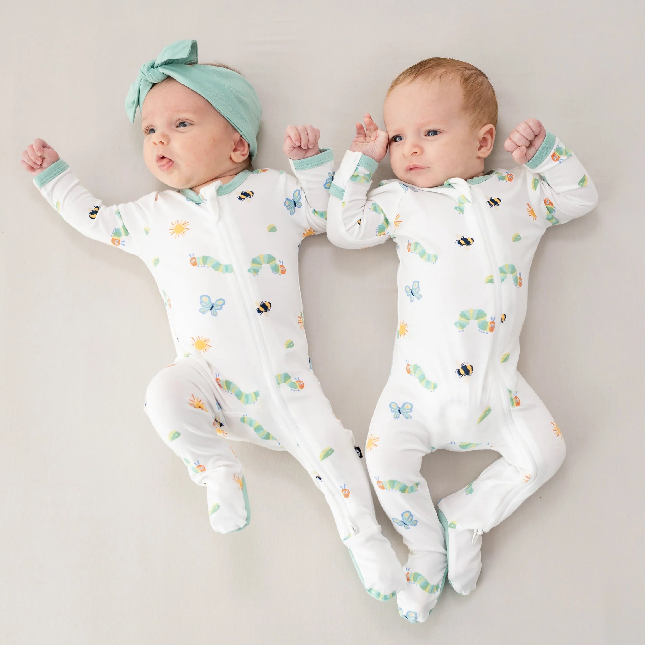 Hungry Caterpillar Zippered Footie Pajama