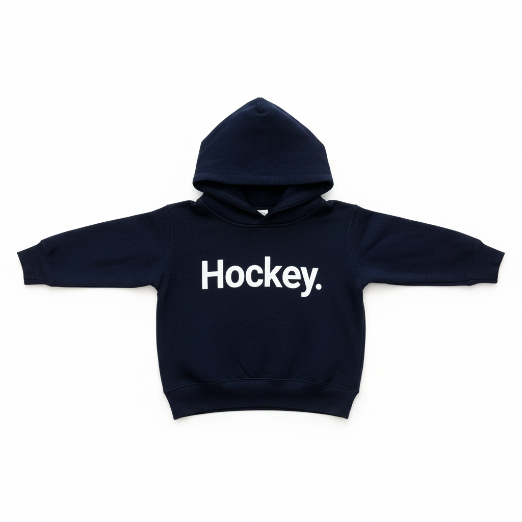 Hockey. Toddler Hoodie Navy