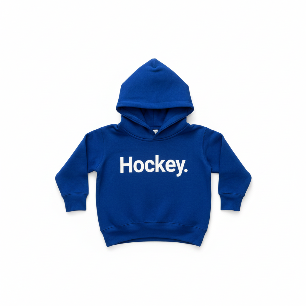 Hockey. Toddler Hoodie Royal