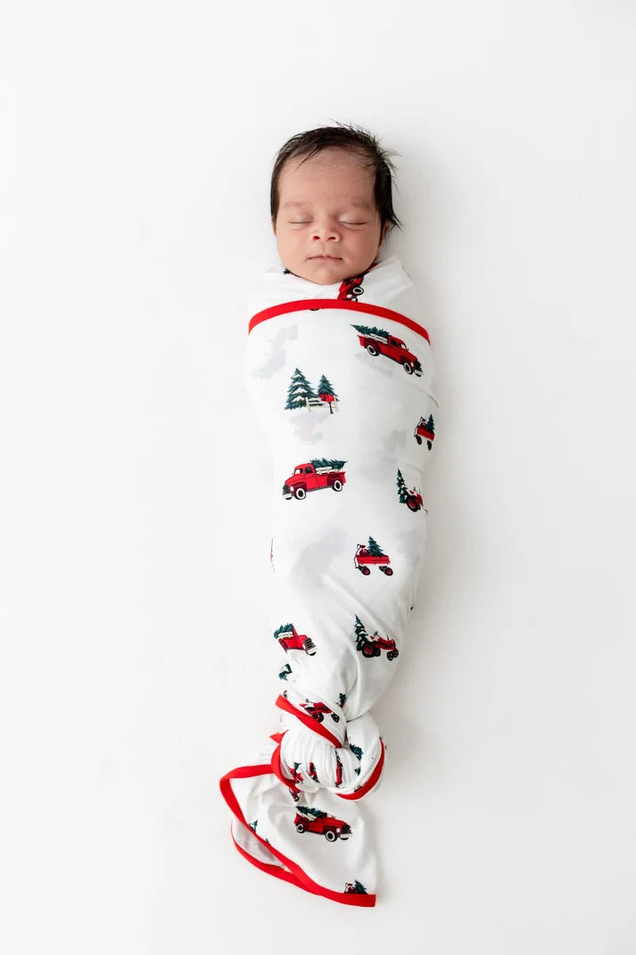 Kyte Baby Holiday Tree Farm Swaddle Blanket