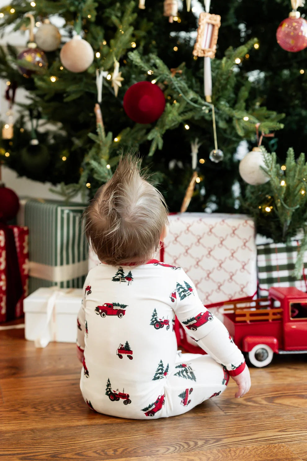 Kyte Baby Holiday Tree Farm Zippered Footie