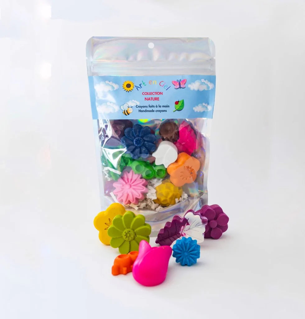 Handmade Crayons - NATURE - Crayons faits à la main