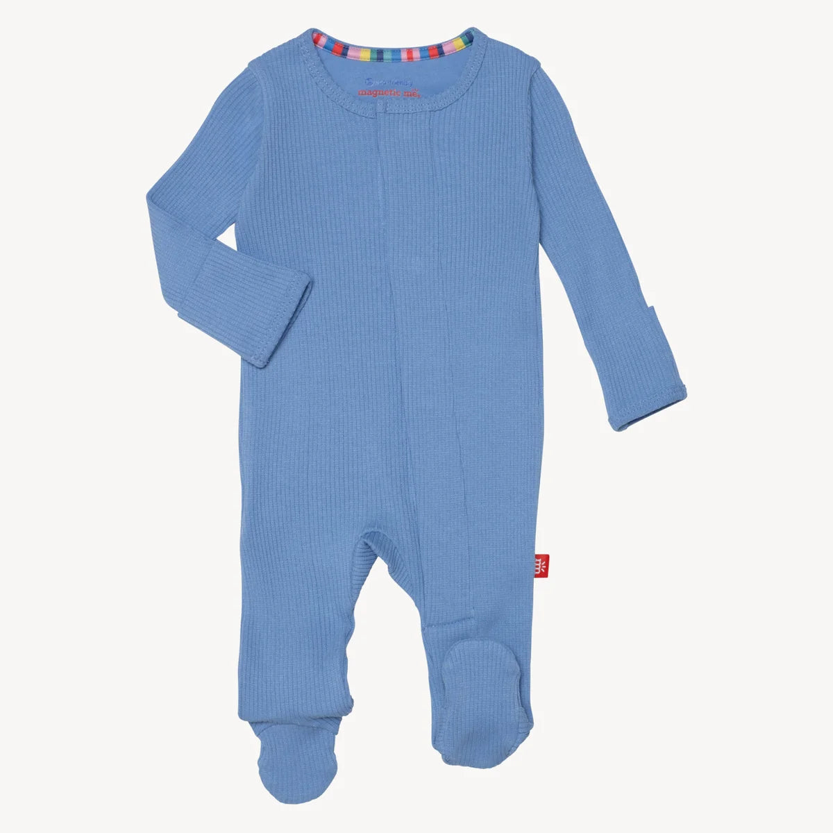 Magnetic Me Blue Skies Ribbed Modal Footie