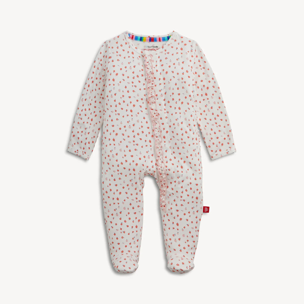 Apple Blossom Magnetic Me Ruffle Footie