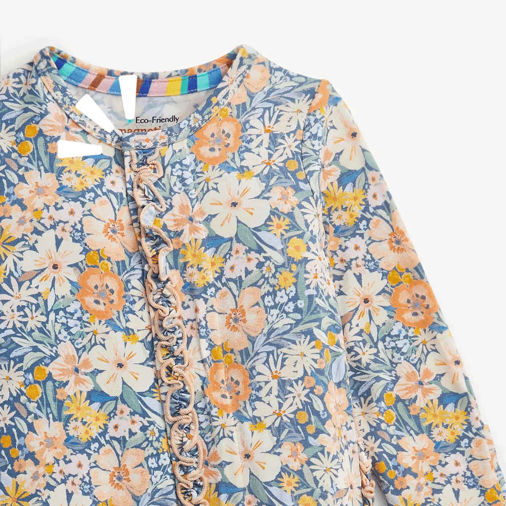 Flora Magnetic Me Ruffle Footie