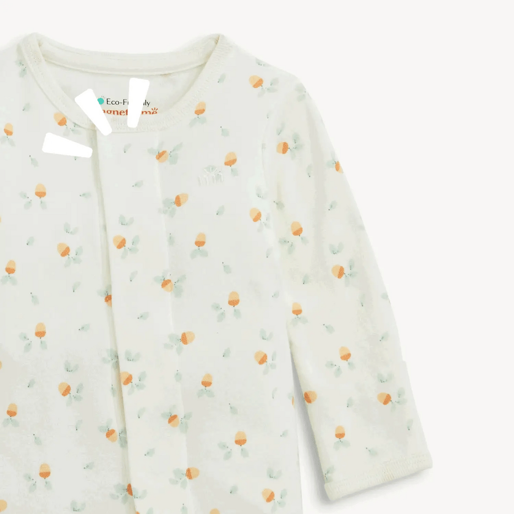 Acorns Organic Cotton Magnetic Me Footie