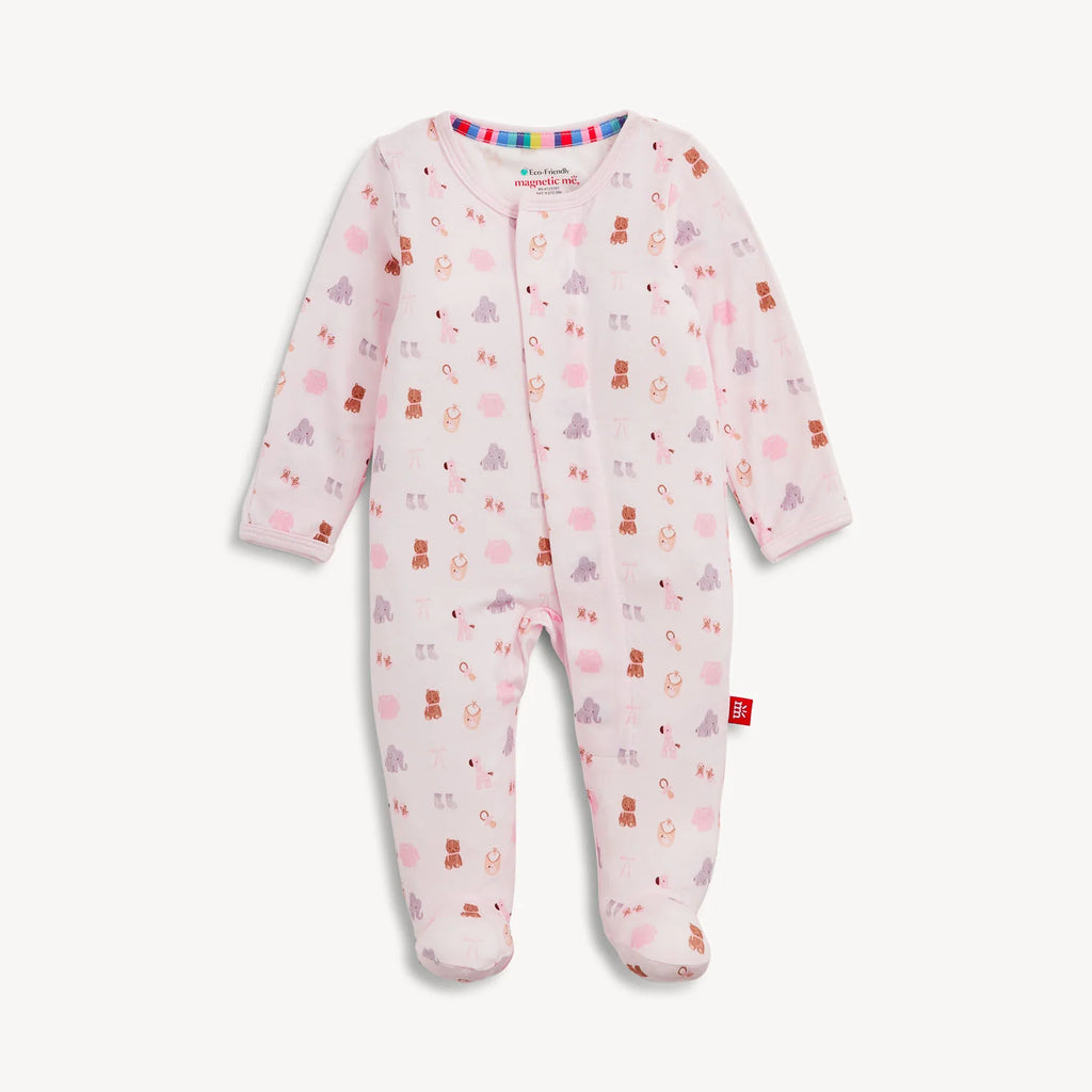 Magnetic Me Nursery Nostalgia Pink Footie