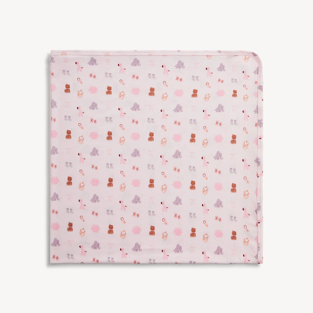 Nursury Nostalgia Pink Modal Baby Blanket