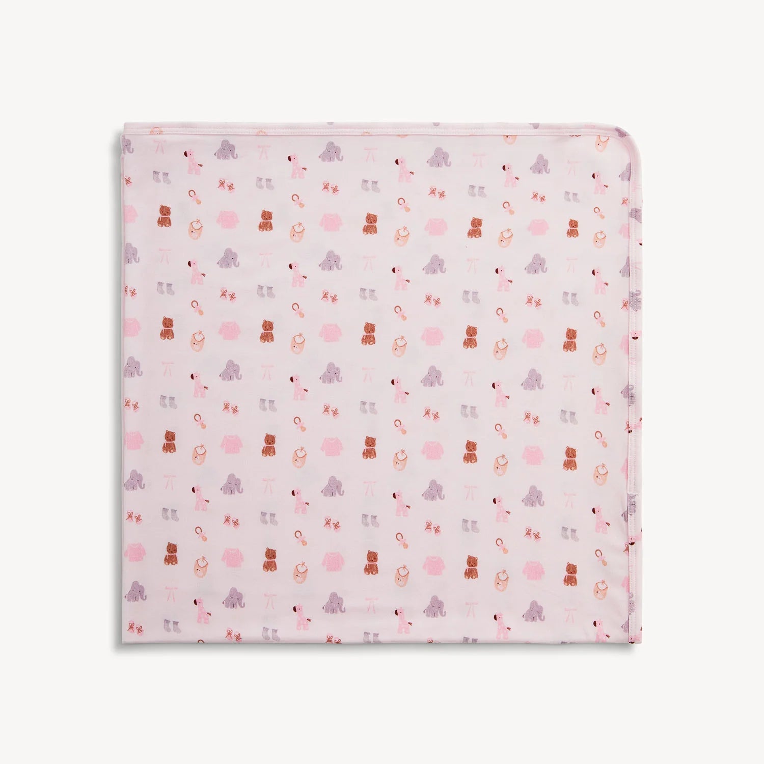 Nursury Nostalgia Pink Modal Baby Blanket