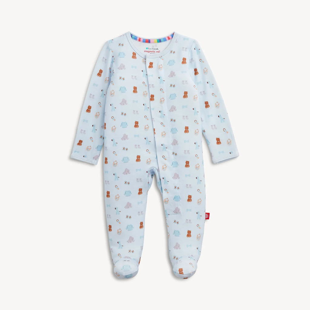 Magnetic Me Nursery Nostalgia Blue Footie