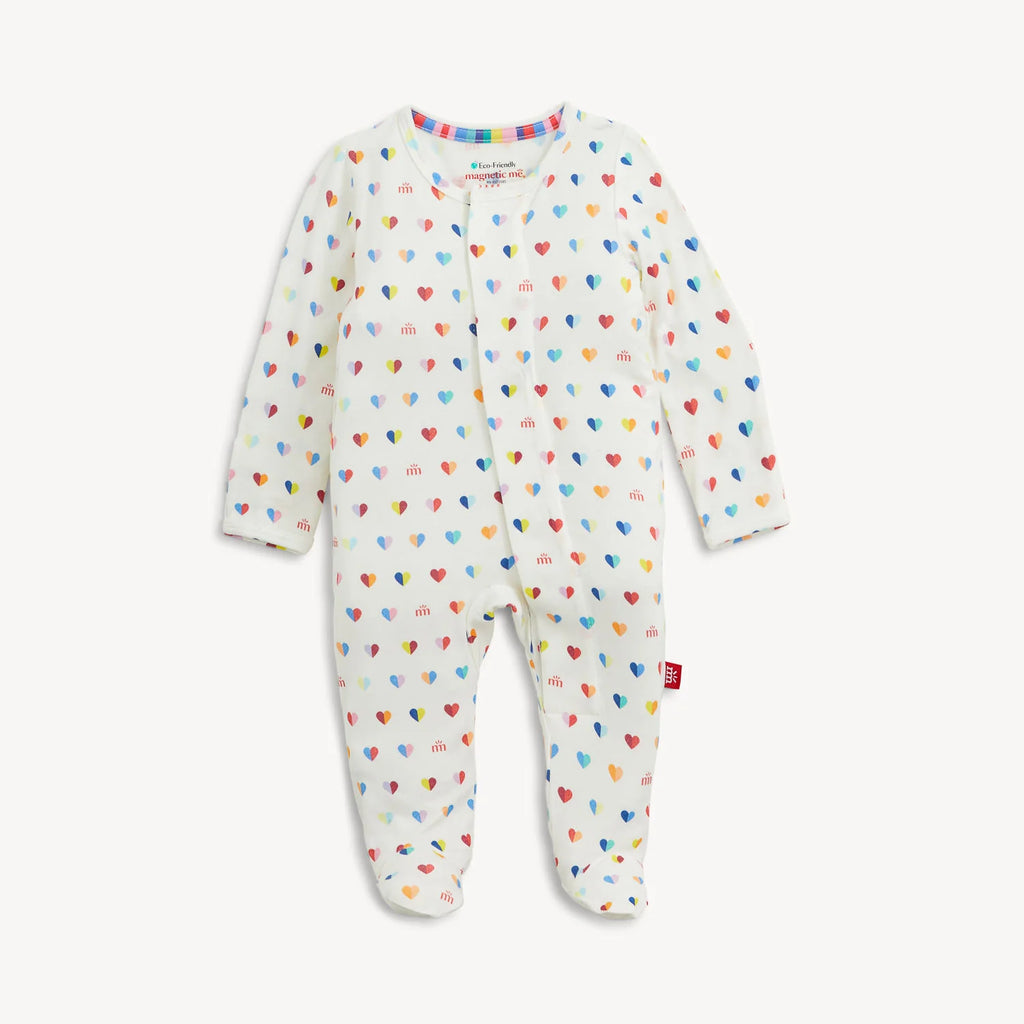 Branded Heart Magnetic Me Modal Footie