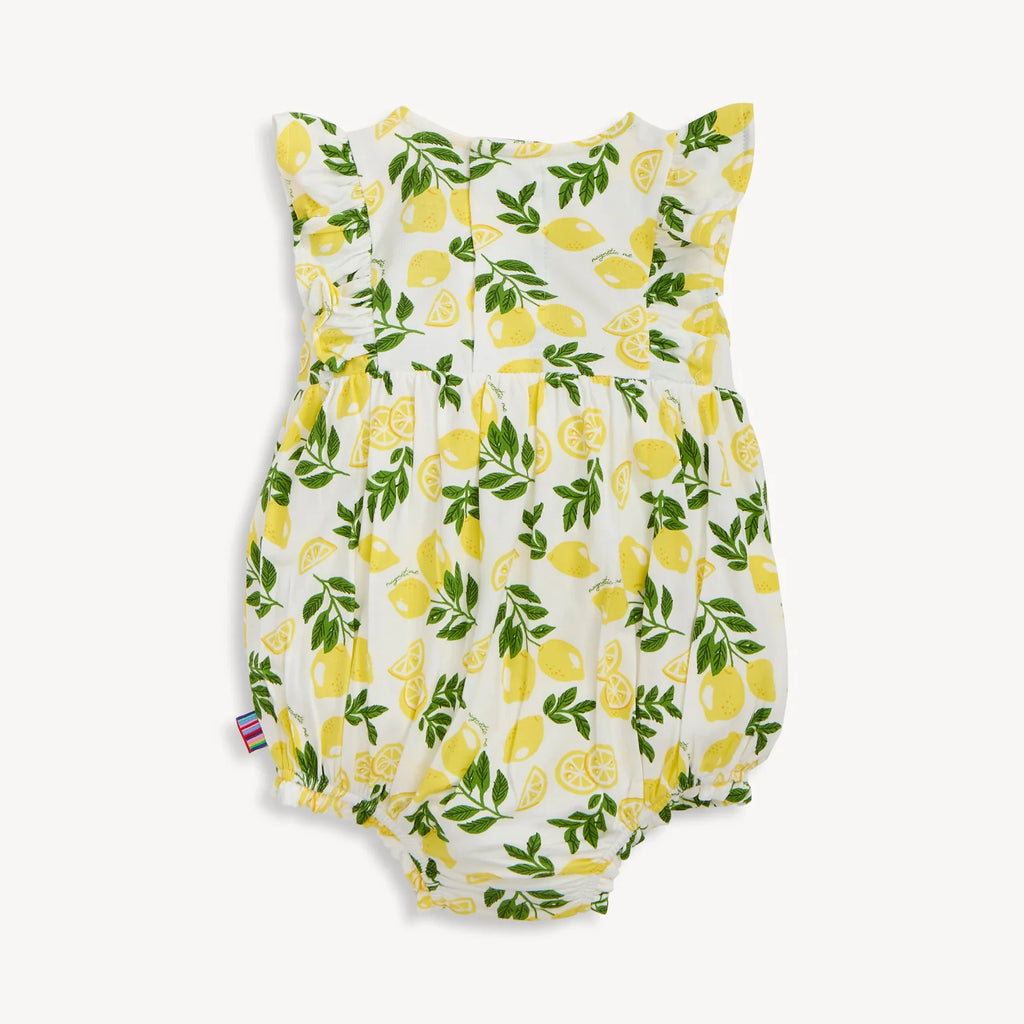 Simply the Zest Modal Magnetic Flutter Sleeve Bubble Romper