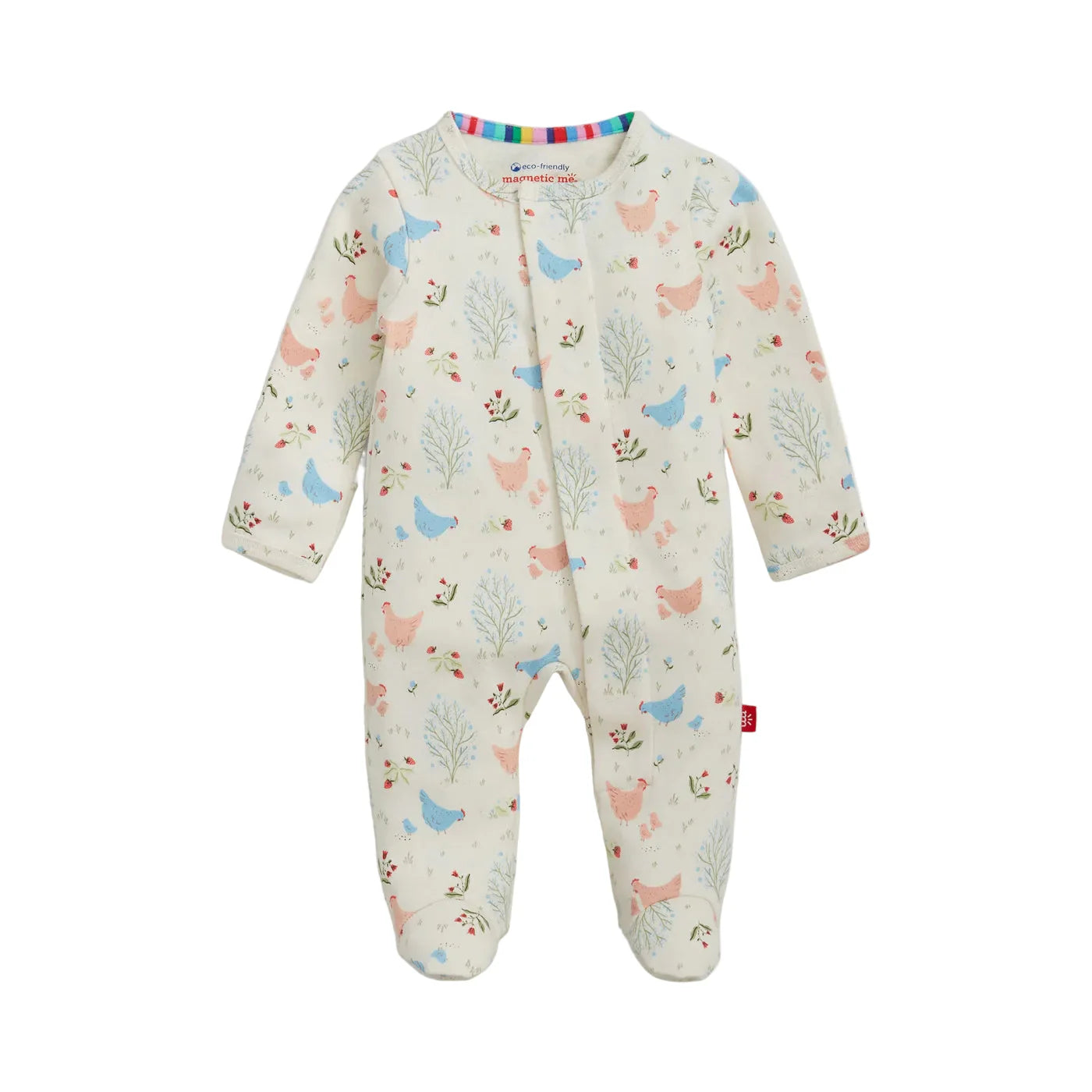 Chicken Tender Organic Cotton Magnetic Footie