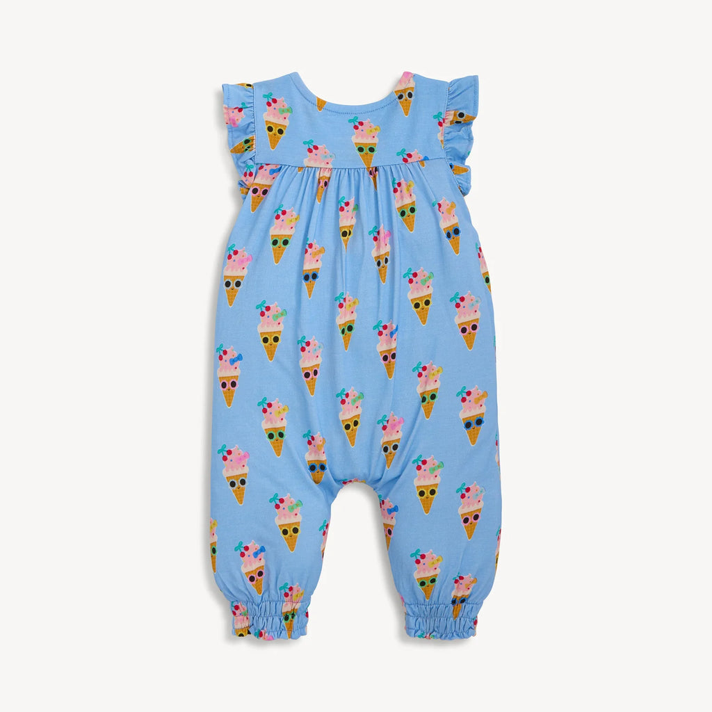Melt Gala Flutter Sleeve Romper