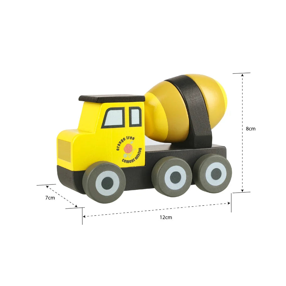Cement Mixer Wood Truck