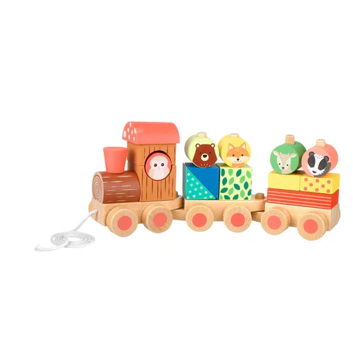 Woodland Animals Puzzle Train
