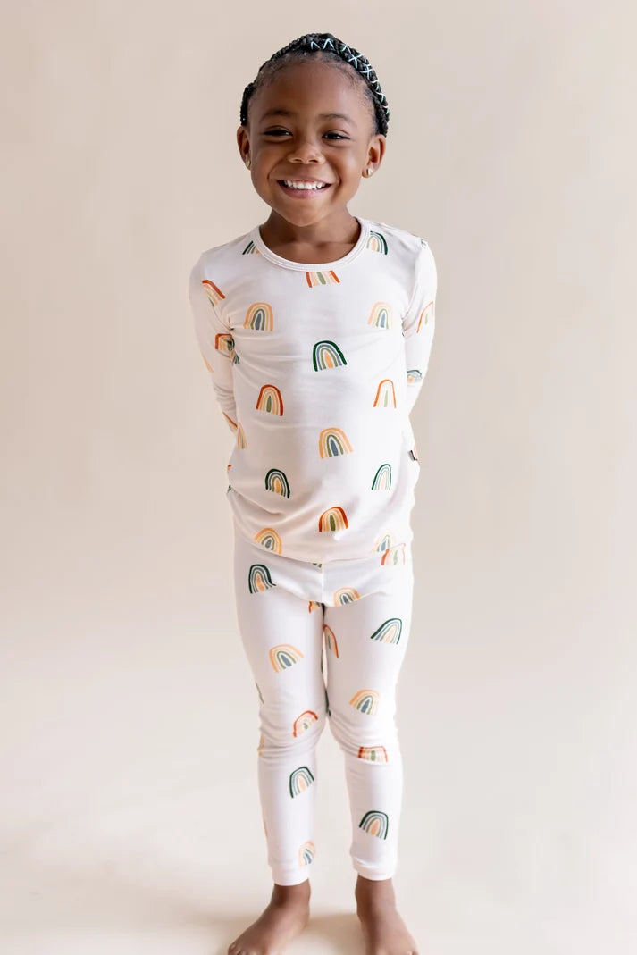 Kyte Baby Retro rainbow Pyjamas