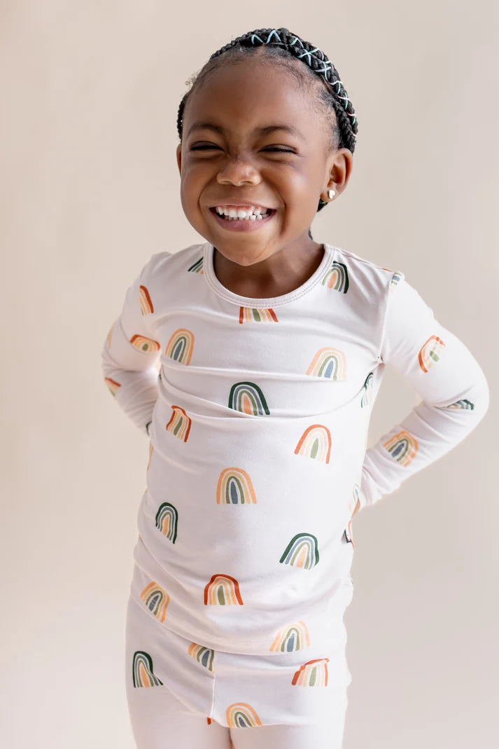 Kyte Baby Retro rainbow Pyjamas
