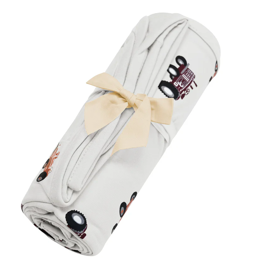 Tractor Swaddle Blanket