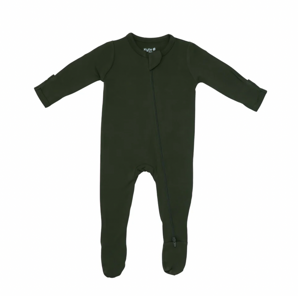 Fir Zippered Footie Pajama