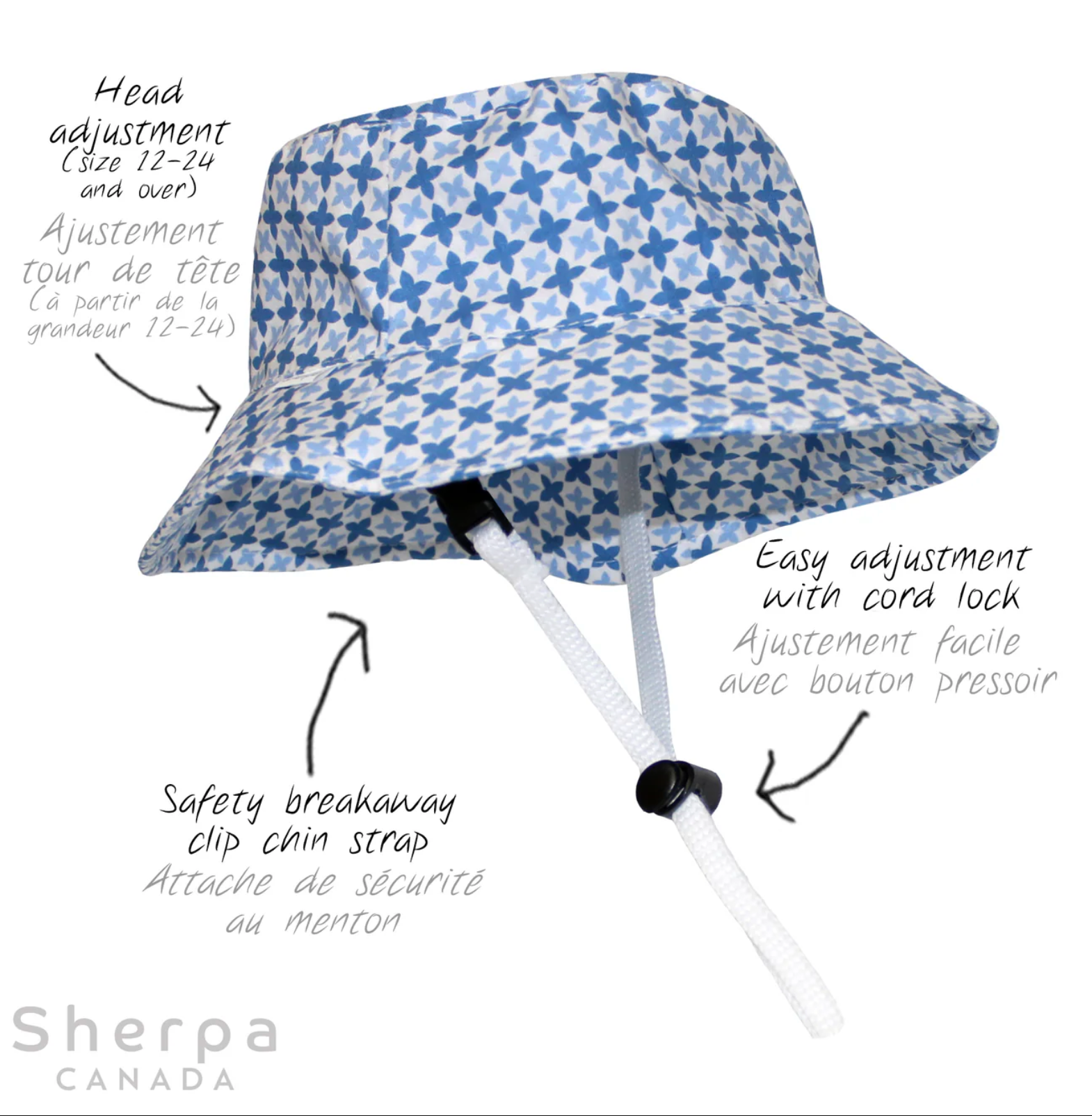 Blue cross Bucket Hat