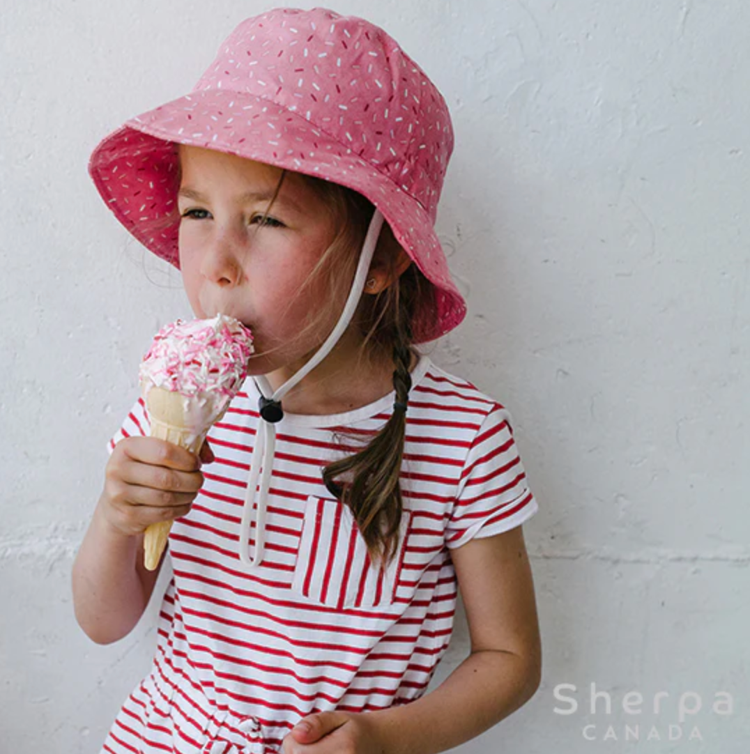 Pink Sprinkles Bucket Hat