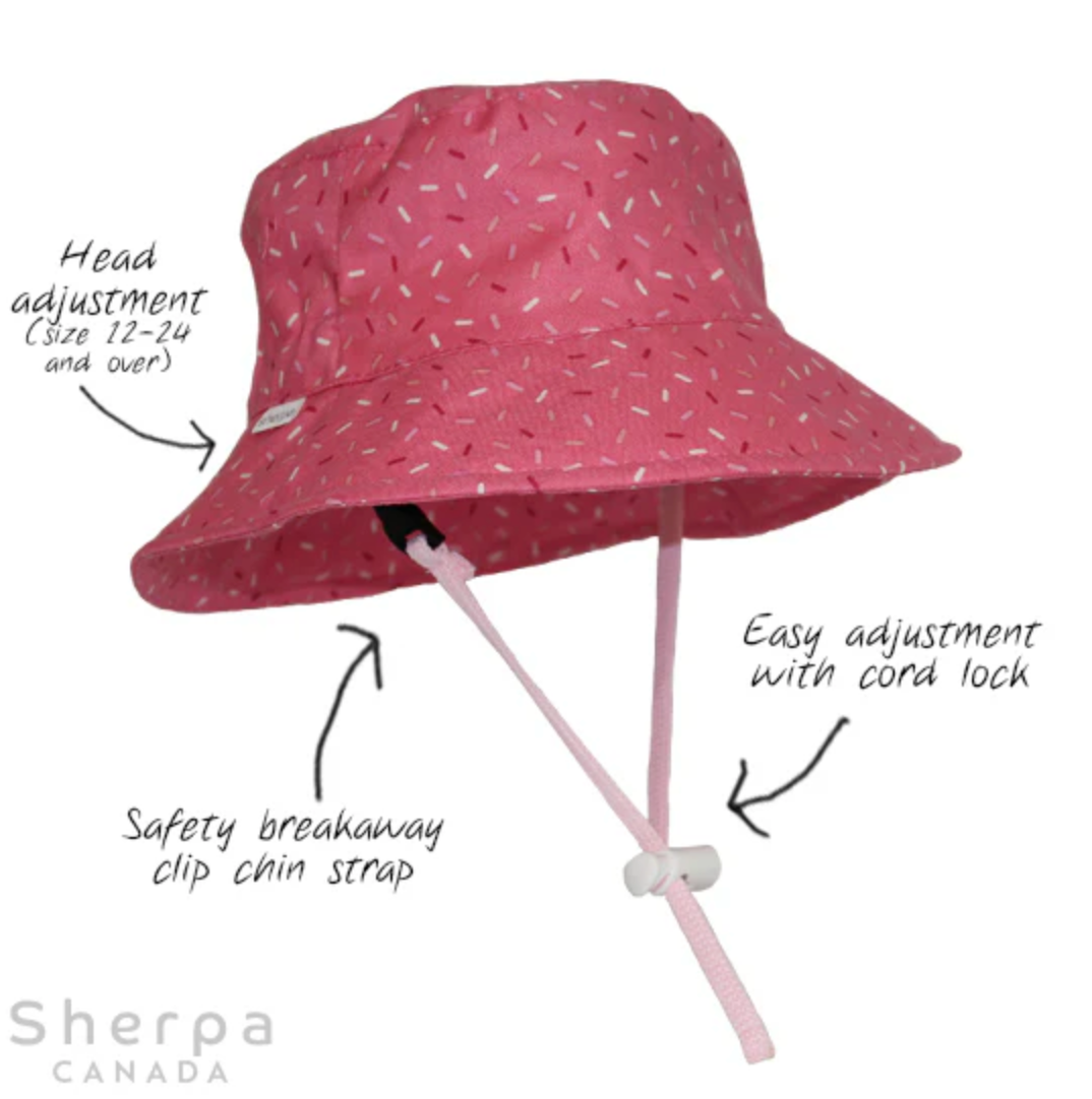 Pink Sprinkles Bucket Hat