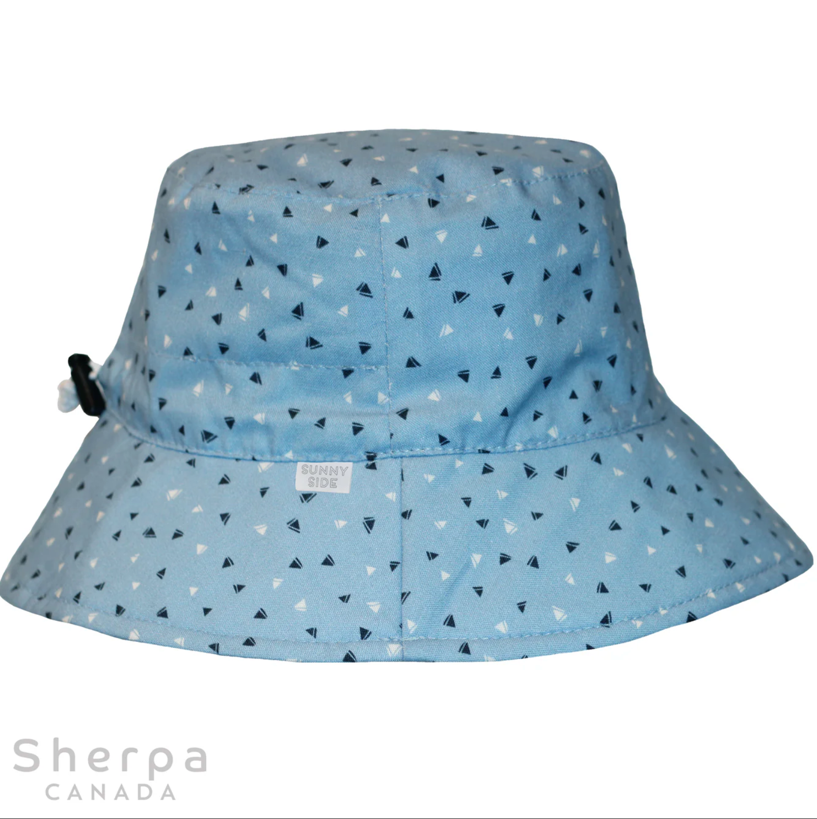 Chapeau bob à imprimé bleu
