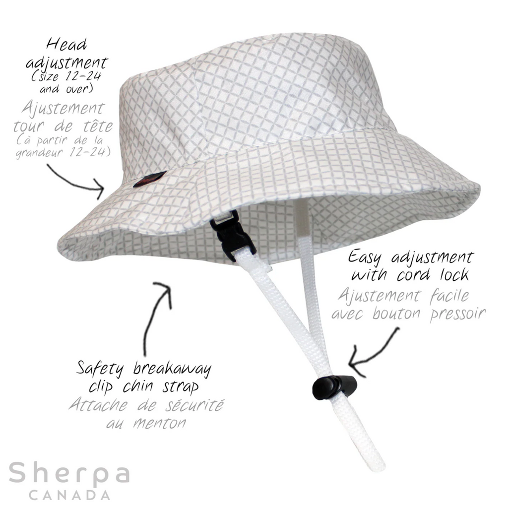 Chapeau Bob Diamant Blanc