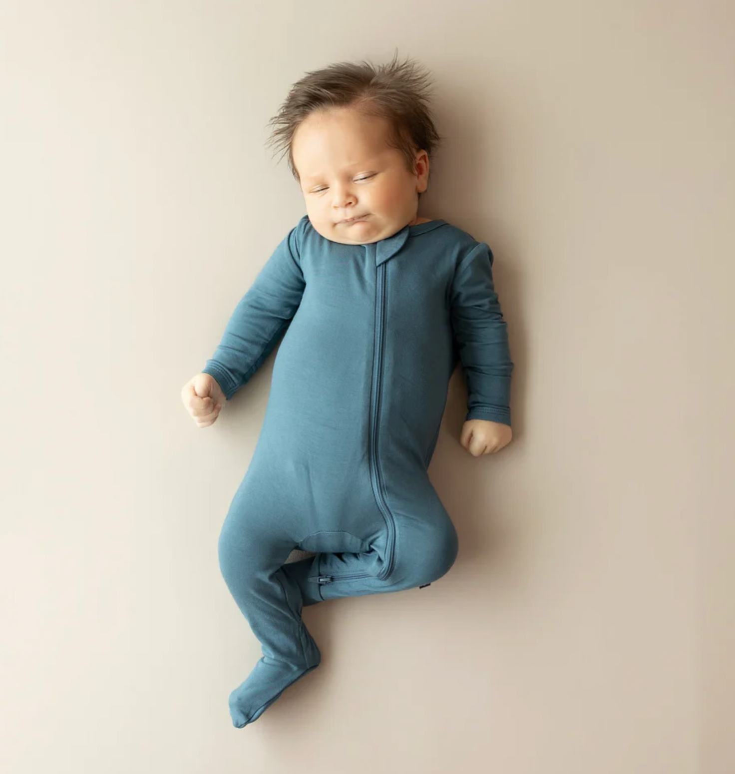 Atlantic Zippered Footie Pajama