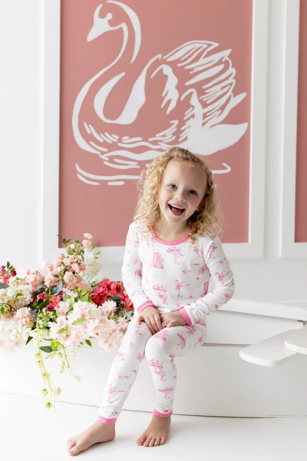 Kyte Baby Toile Ballet Pyjamas
