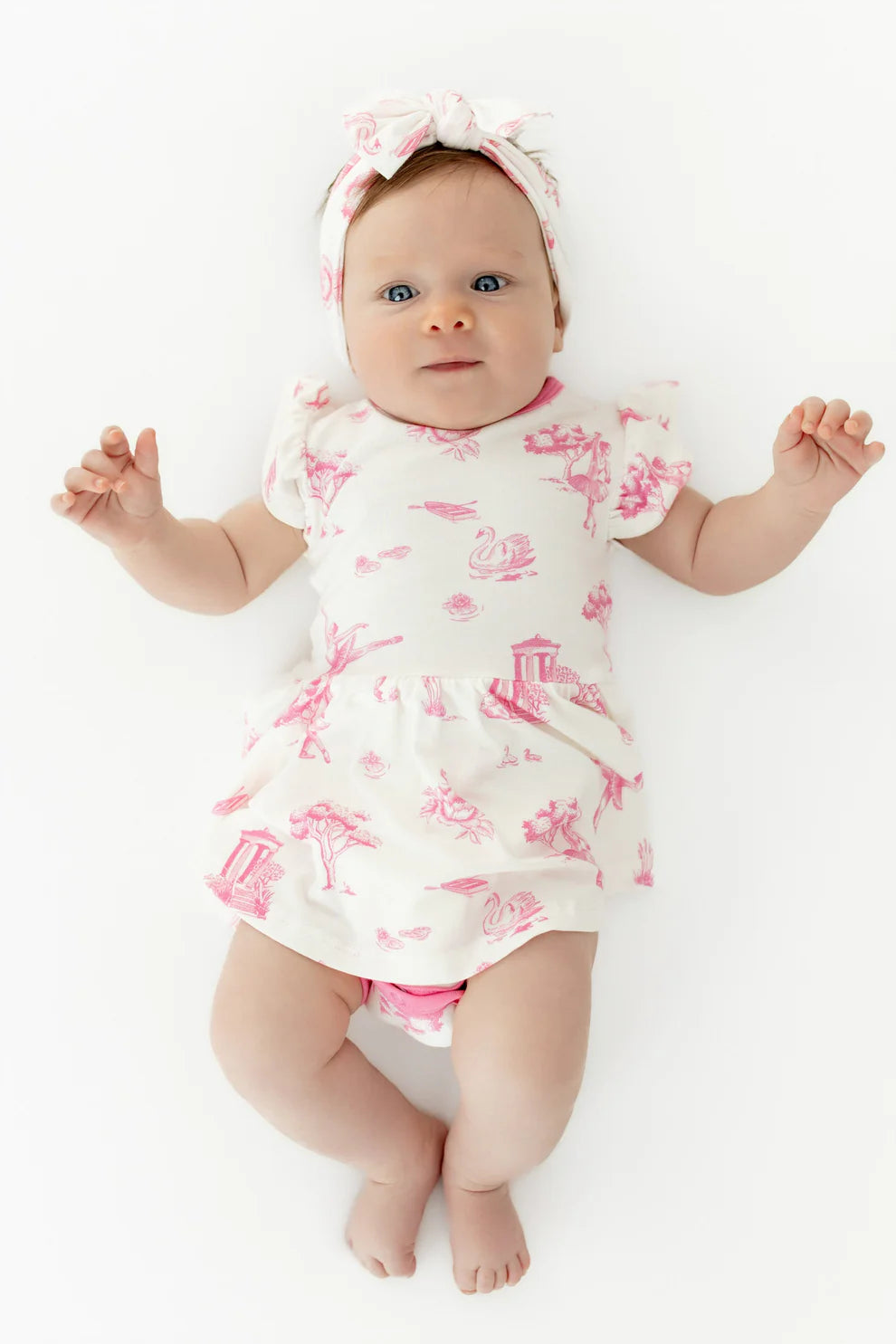Kyte Baby Toile Ballet Twirl Dress