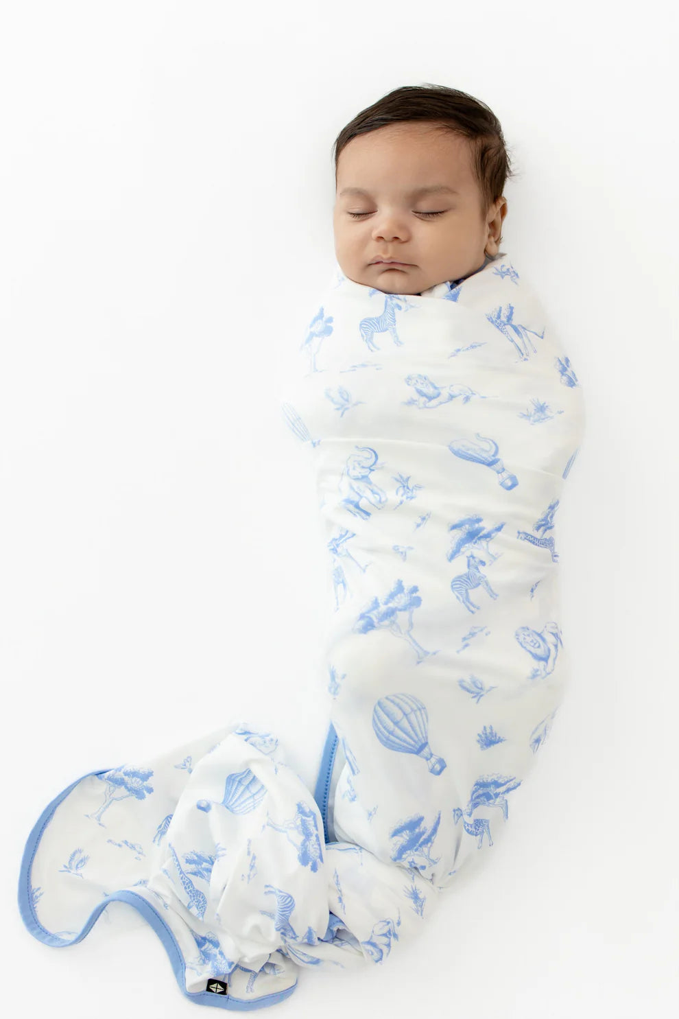 Kyte Baby Toile Safari Swaddle Blanket