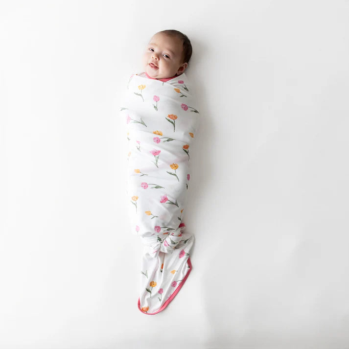 Tulips Swaddle Blanket