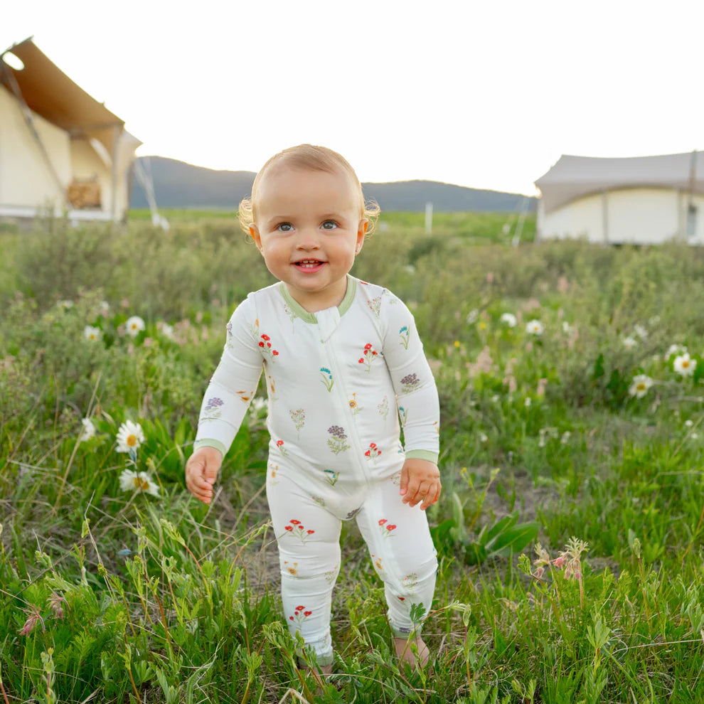 Kyte Baby Wildflower Zippered Romper