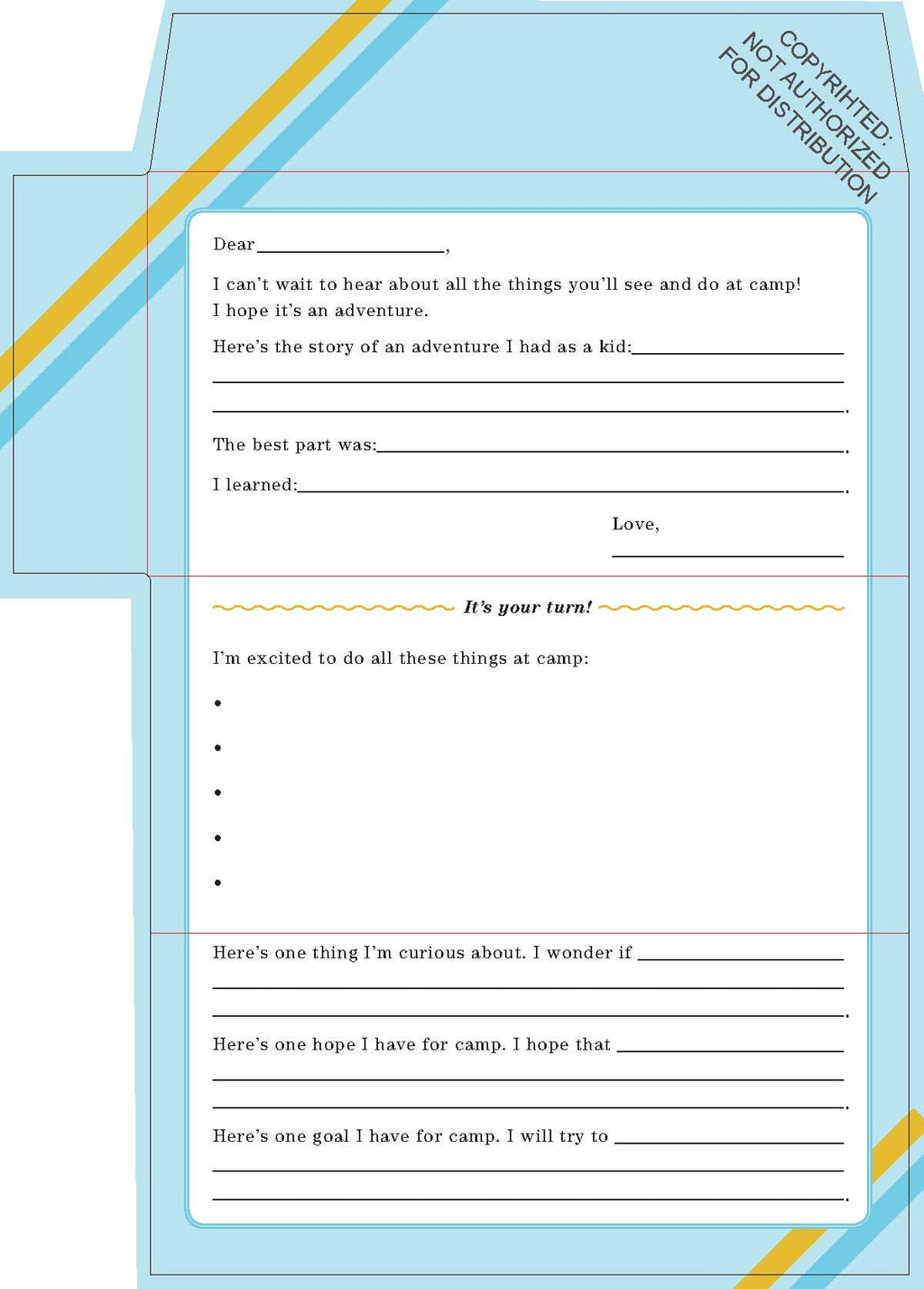 Letters to the Happy Camper