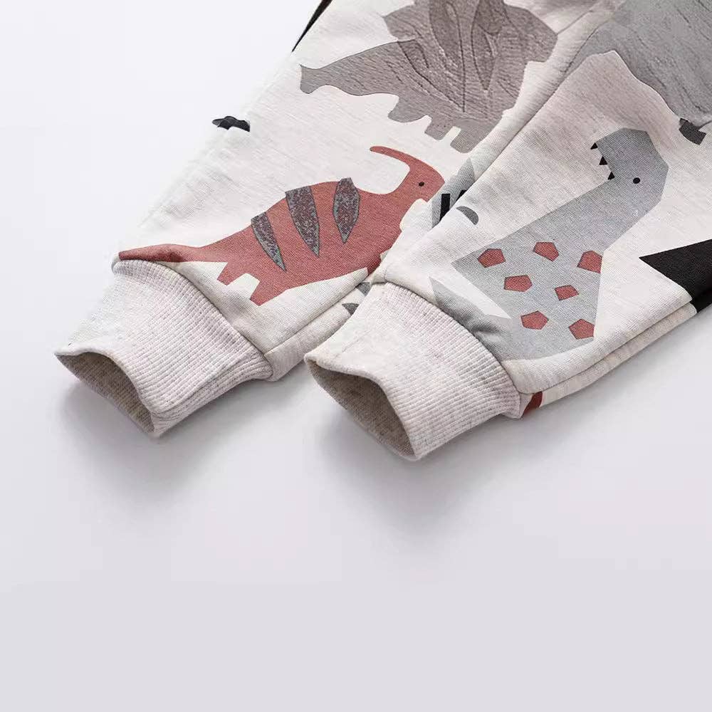 Dino Scene Cotton Sports Pants