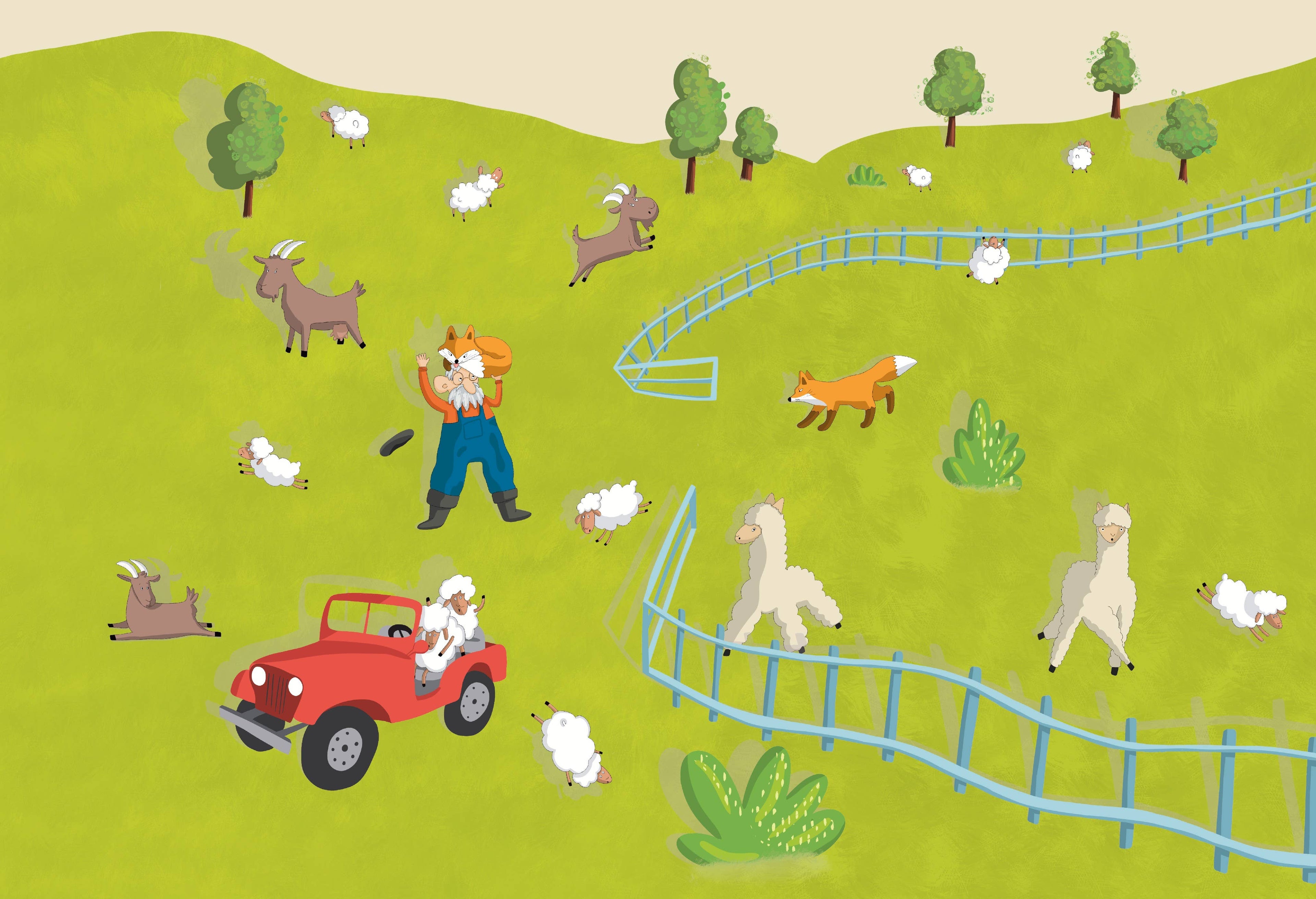 Don't Open The Barn Door! (board book with flaps)