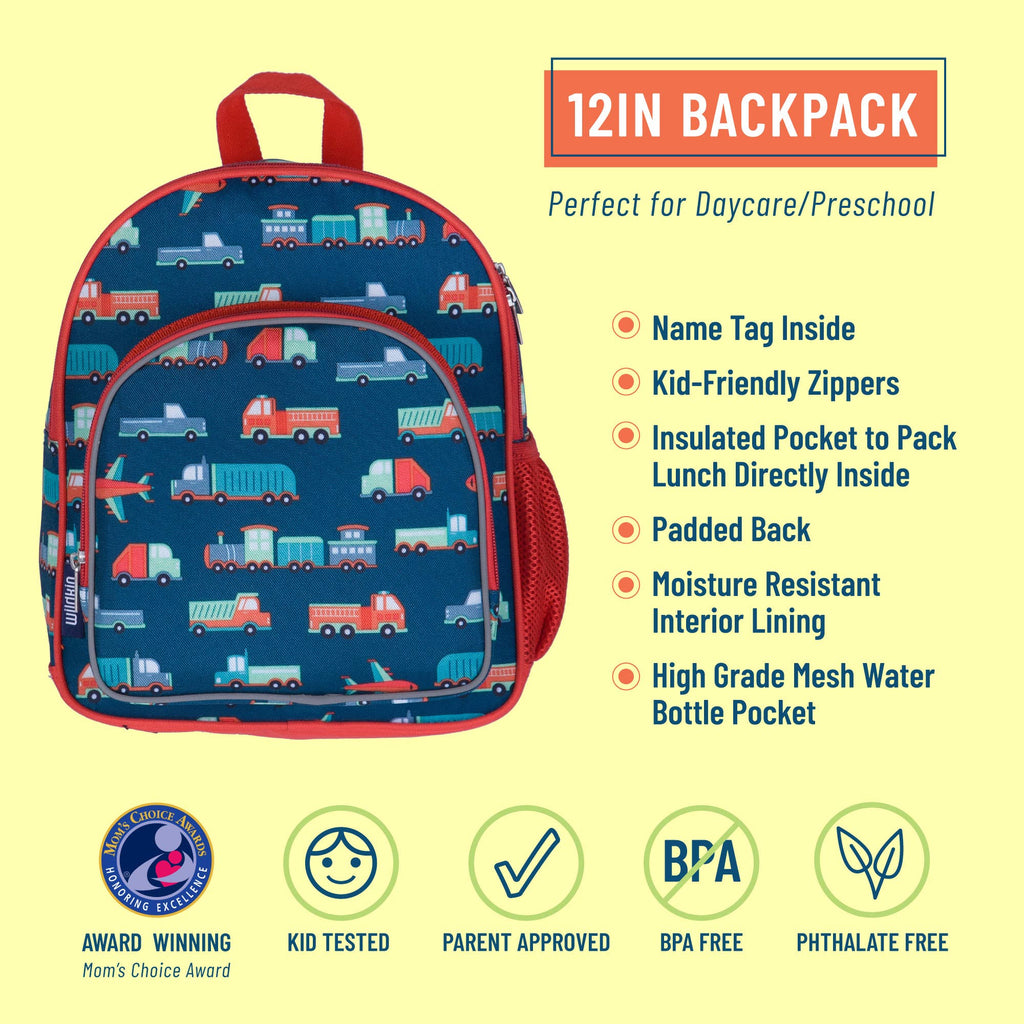 Transportation 12 Inch Backpack