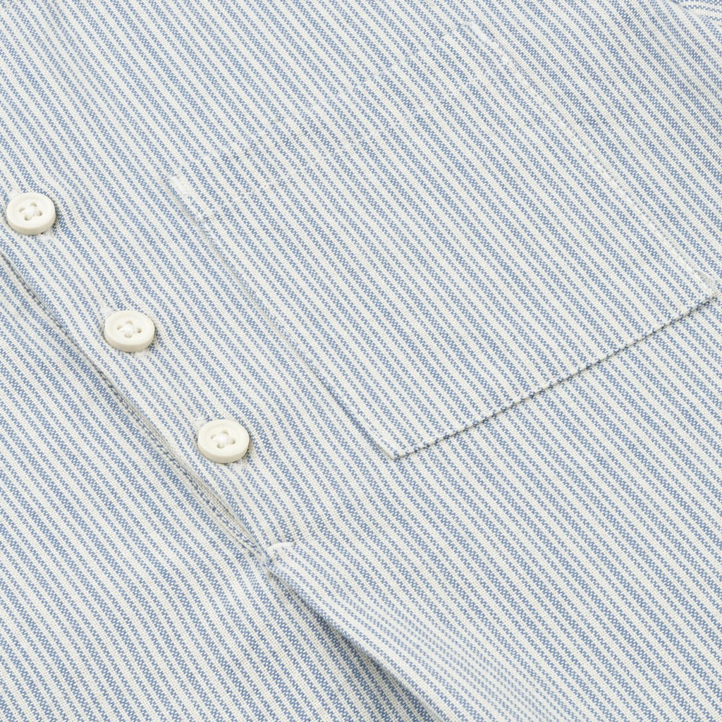 Houston Shirt - Riverside/Creme Stripe