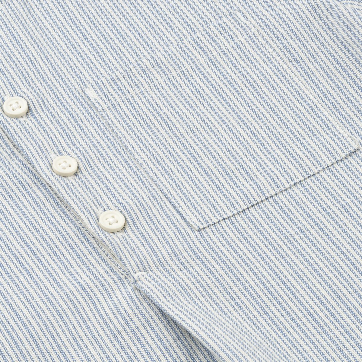 Houston Shirt - Riverside/Creme Stripe