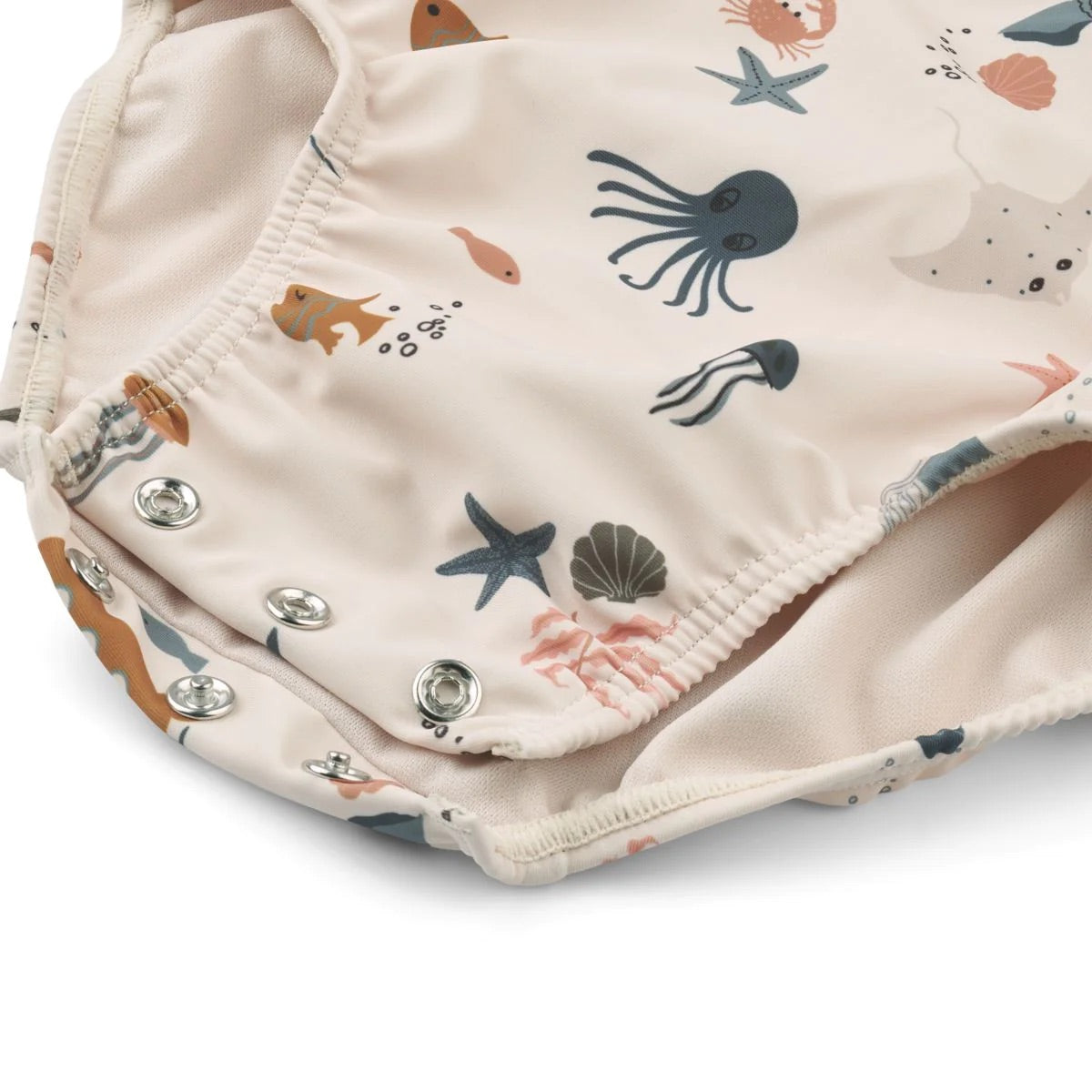 Maillot de bain bébé Maxime - Créature marine / Sable 