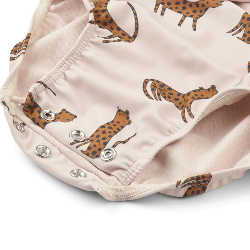 Maxime Baby Swimsuit - Leopard / Sandy