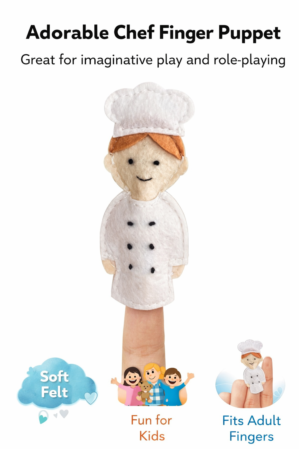 Community Helpers Finger Puppets – Set of 5