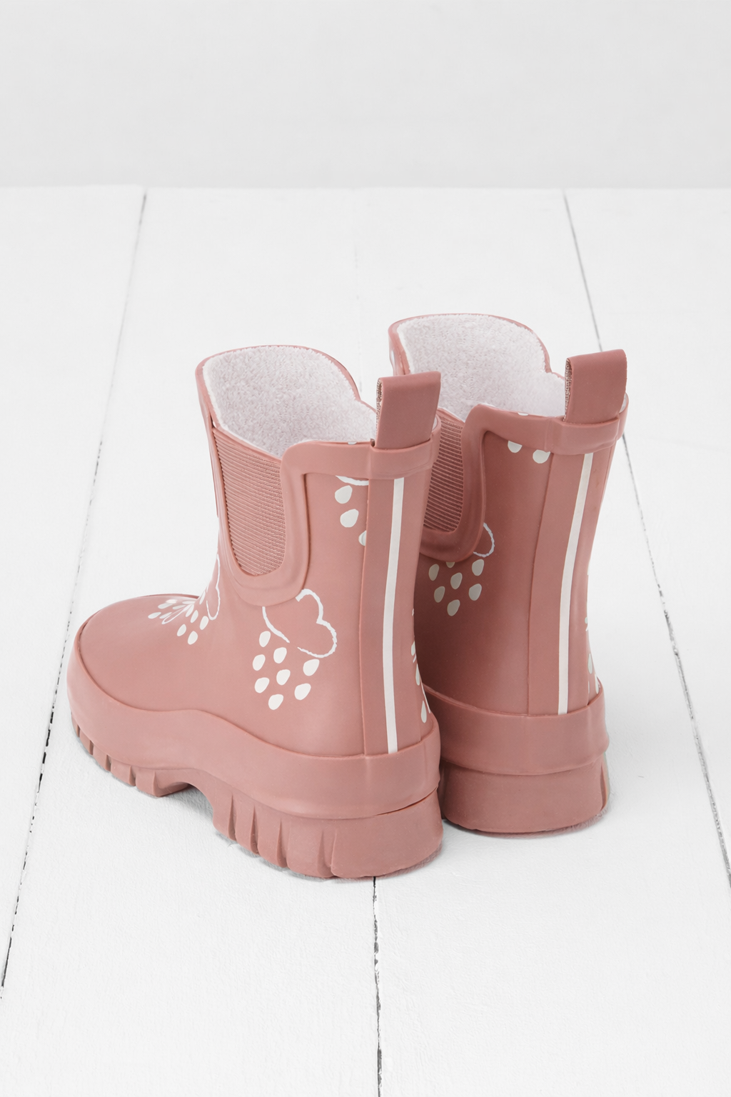 COLOUR CHANGING Kids Shortie Rainboots Rose